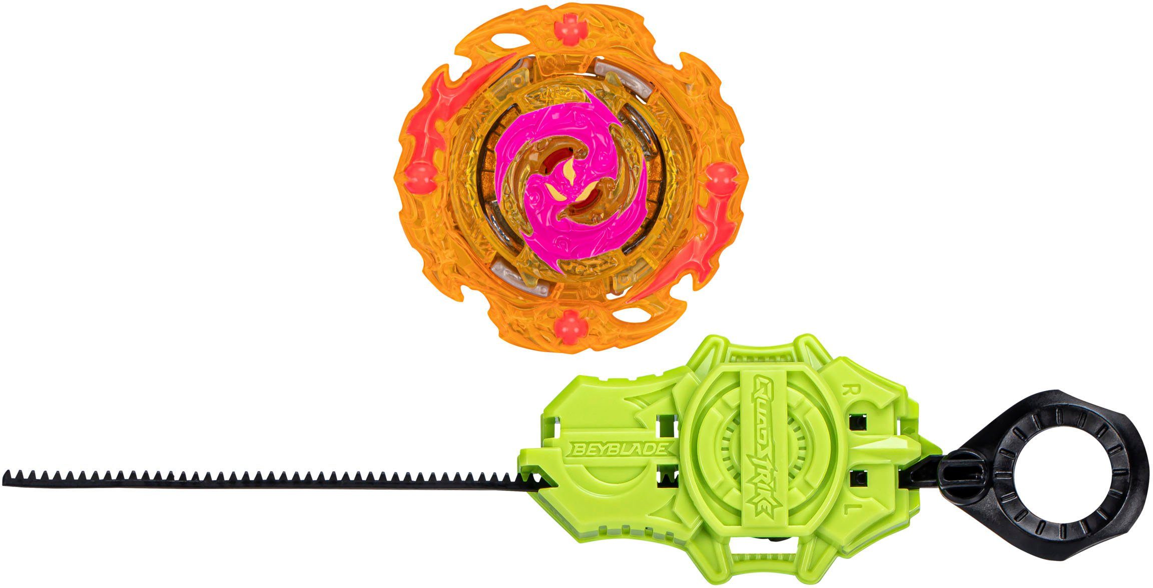 Hasbro Speed-Kreisel Beyblade Burst QuadStrike Flame Pandora Everlasting P8 Starter Pack