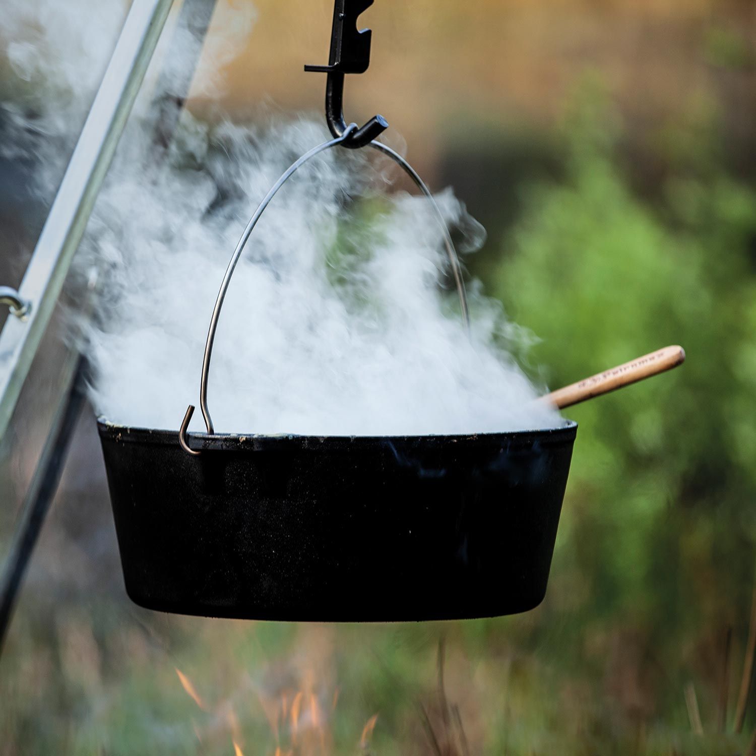 Dutch Oven Feuertopf ohne Standfüße