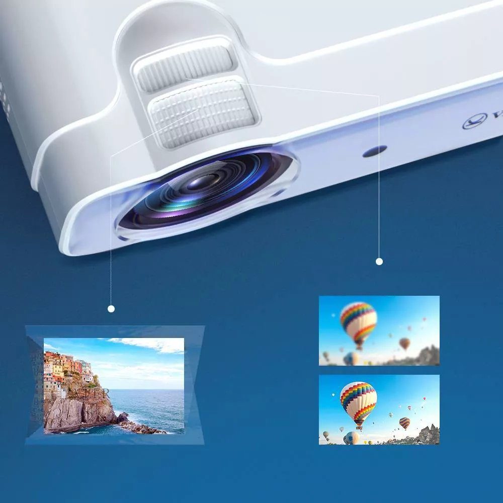 VANKYO Leisure D30TX Beamer (5000 lm, 1280*720 px, VANKYO Leisure D30T WLAN native 720P 5000lm 5000:1 LCD-beamer)