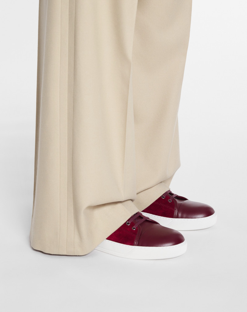 SNEAKERS DBB1 EN CUIR ET SUEDE