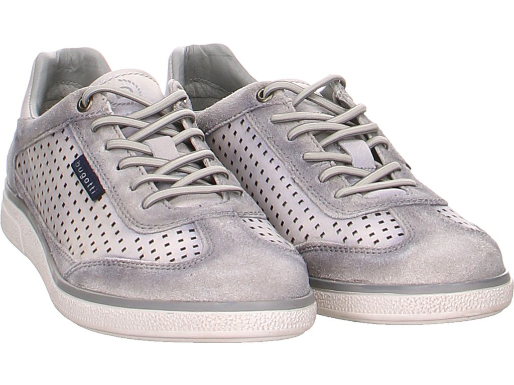 BUGATTI Sportliche Slipper weiss Carmelo