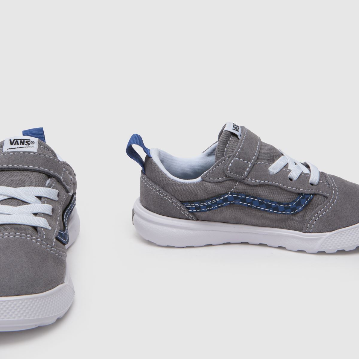 Vans grå multifärgade ultrarange 66 v pojkar småbarnsskor