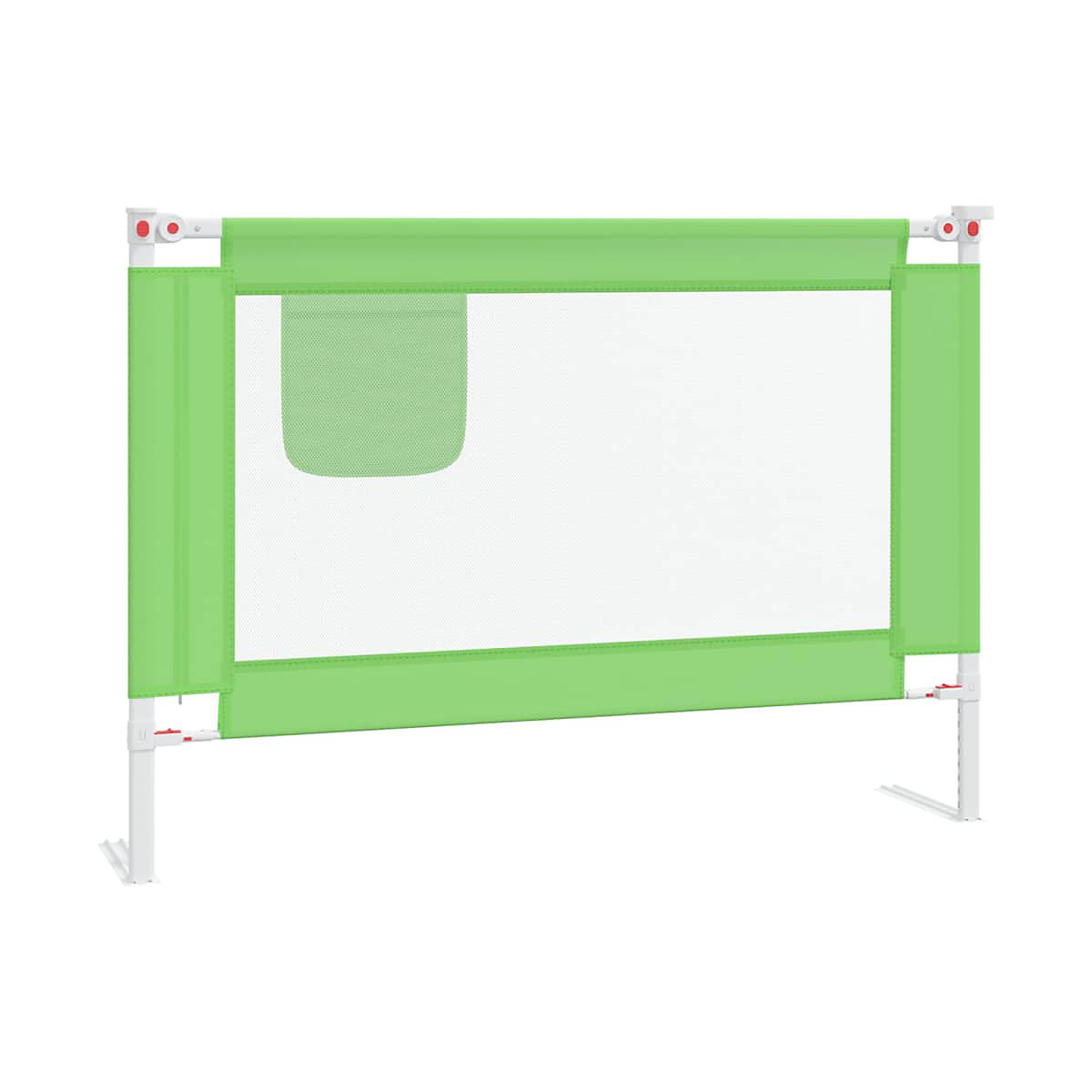 Kleinkind-Bettschutzgitter Grün 90x25 cm Stoff