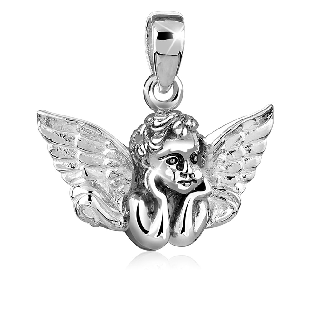 Nenalina Nenalina Pendentif Femmes Ange Pendentif Ludique en argent sterling 925 Pendentif