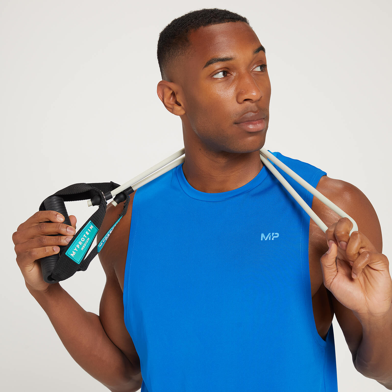 Débardeur d’entraînement MP Linear Mark Graphic pour hommes – Bleu pur