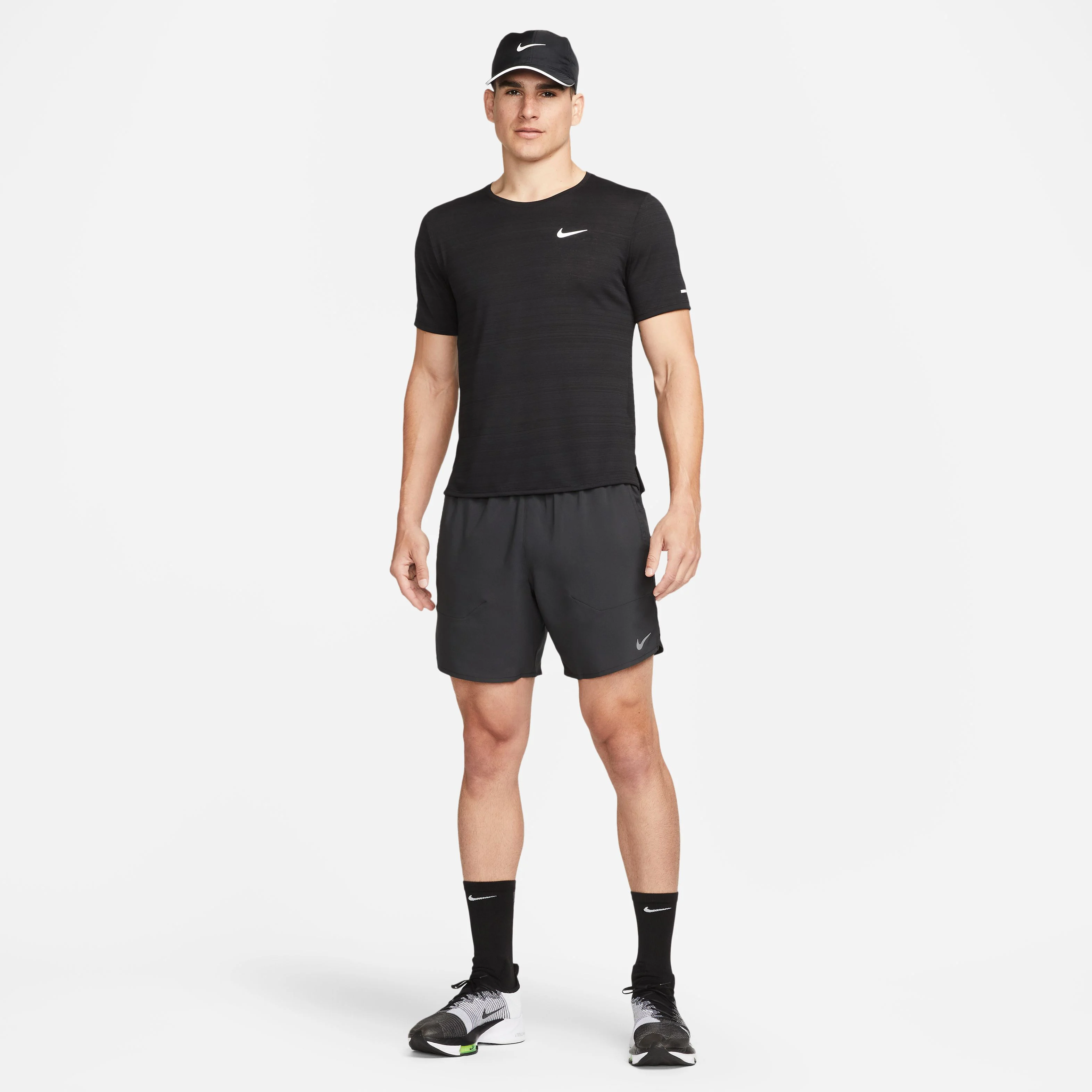 Dri-Fit Stride 7in Brief-Lined Shorts Herren - Schwarz
