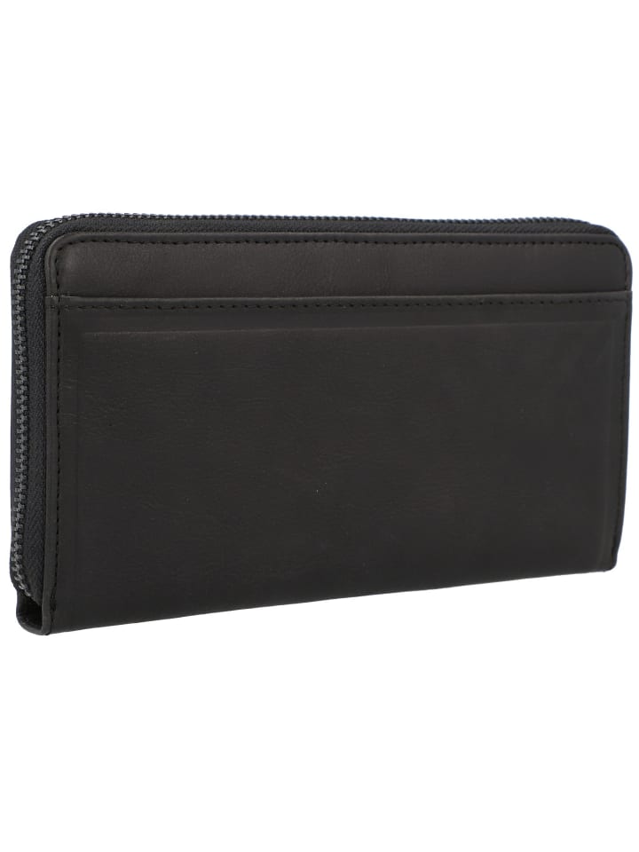 Police PT16-10369 Geldbörse Leder 20 cm in black günstig kaufen onesize