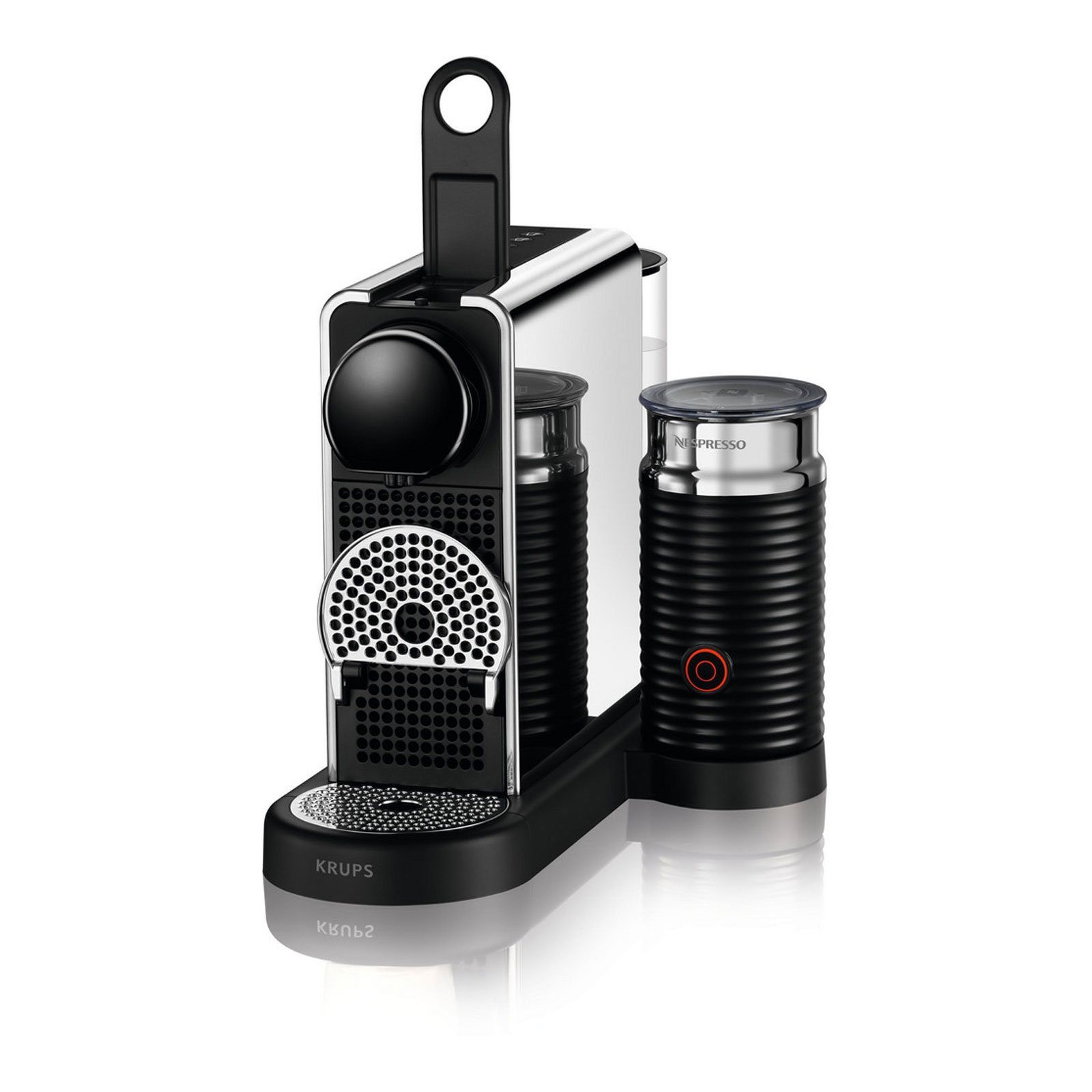Krups Kapselmaschine XN630 Citiz Platinum & Milk, 100 ORIGINALE NESPRESSO-KAPSELN