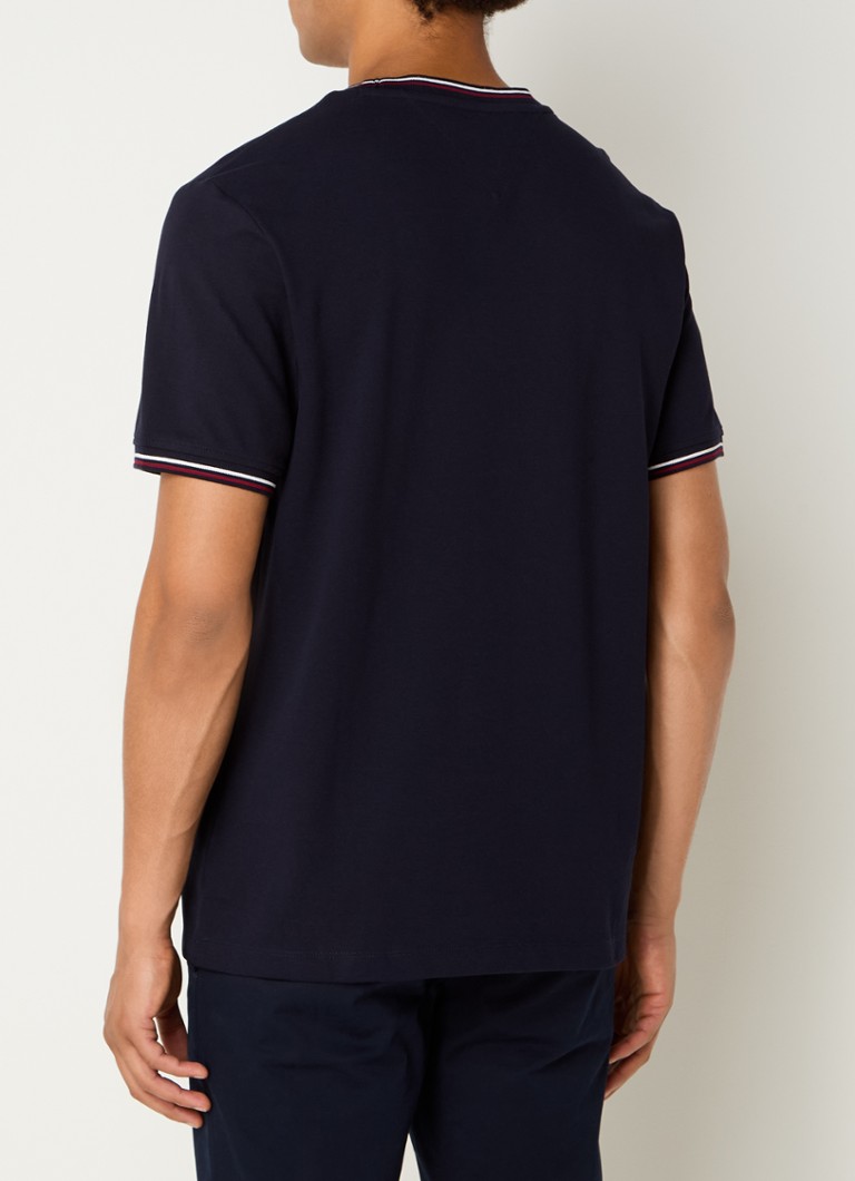 Tricou Tommy Hilfiger din bumbac piqué cu logo brodat