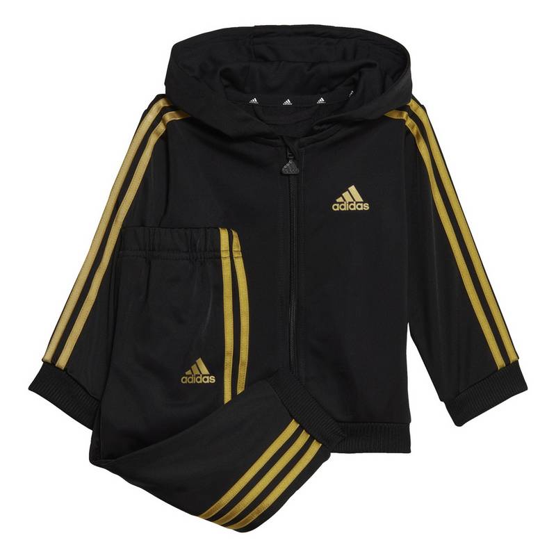 adidas Essentials Shiny Hooded Trainingsanzug Trainingsanzug Kinder