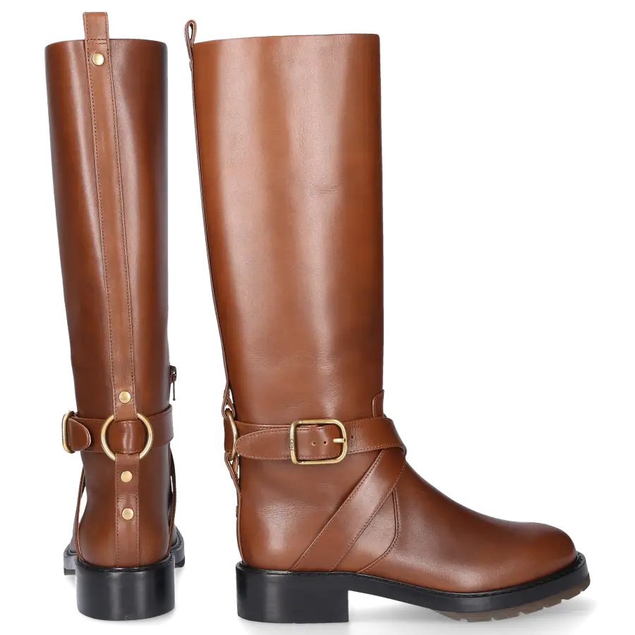 Chloé - Stiefel DIANA Kalbsleder - braun
