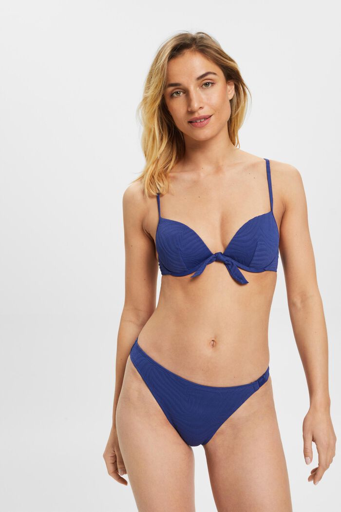 Lagoon Beach wattierter, bügelloser Plunge-Bikini