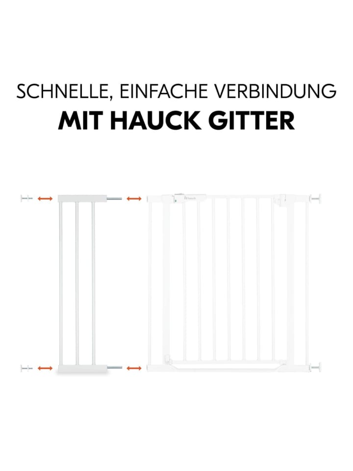 Hauck Türschutzgitter Verlängerung Safety Gate Extension in weiss günstig kaufen onesize