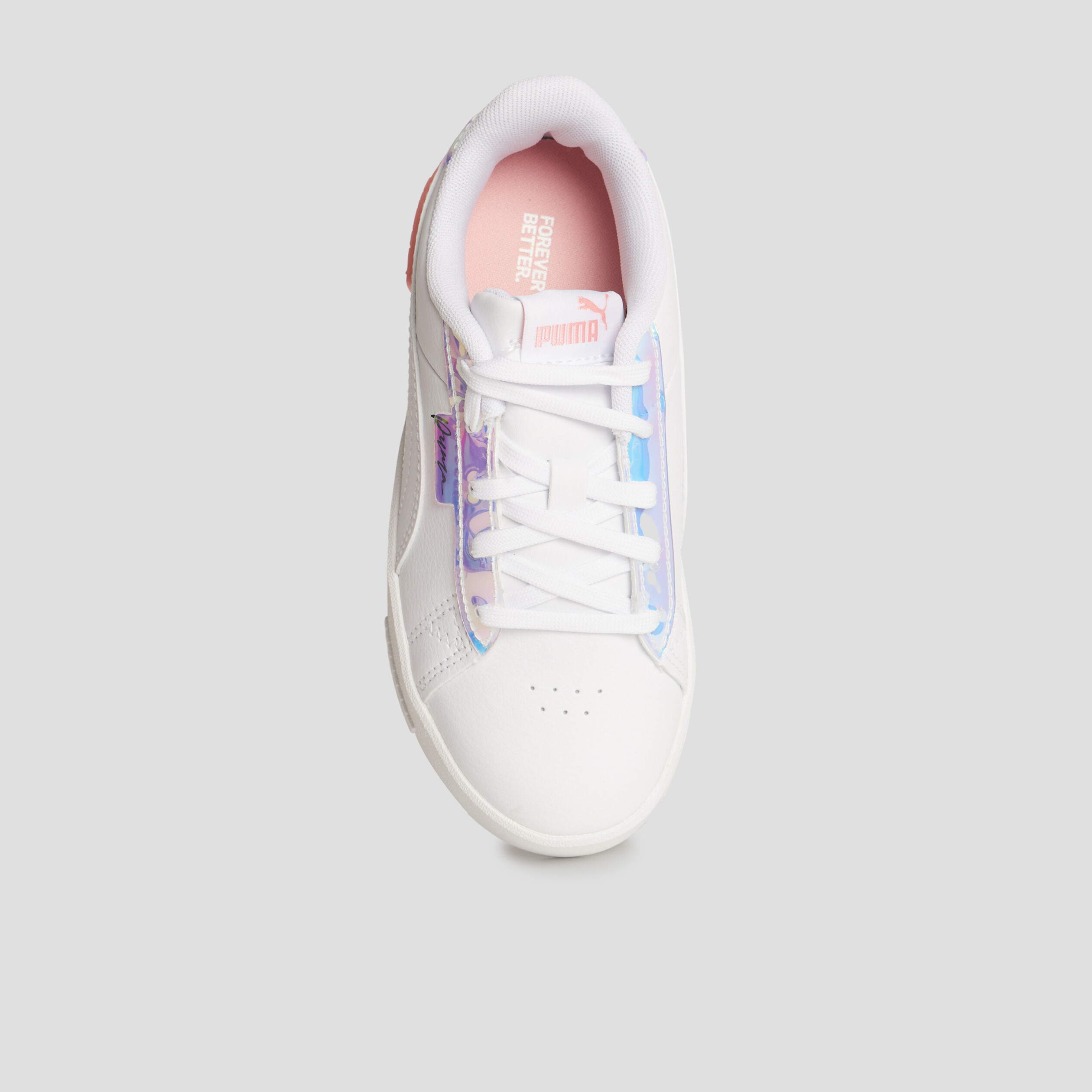 Tennis basses à lacets Puma Jada Crystal blanc fille | La Halle