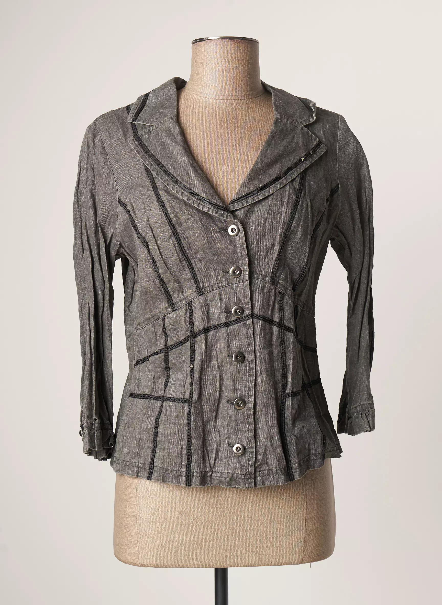 Lauren Vidal Vestecasual Femme couleur gris