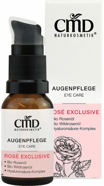 CMD Naturkosmetik Rosé Exclusive Hyaluron Augenpflege Augenserum