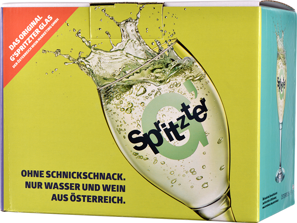 ÖWM G’spritzter Stielglas 6er-Set