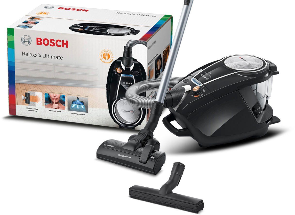 BOSCH Bodenstaubsauger BGS7MS64, 800 W, beutellos, HEPA Hygienefilter ideal für Allergiker, extrem leise 64 dB(A)