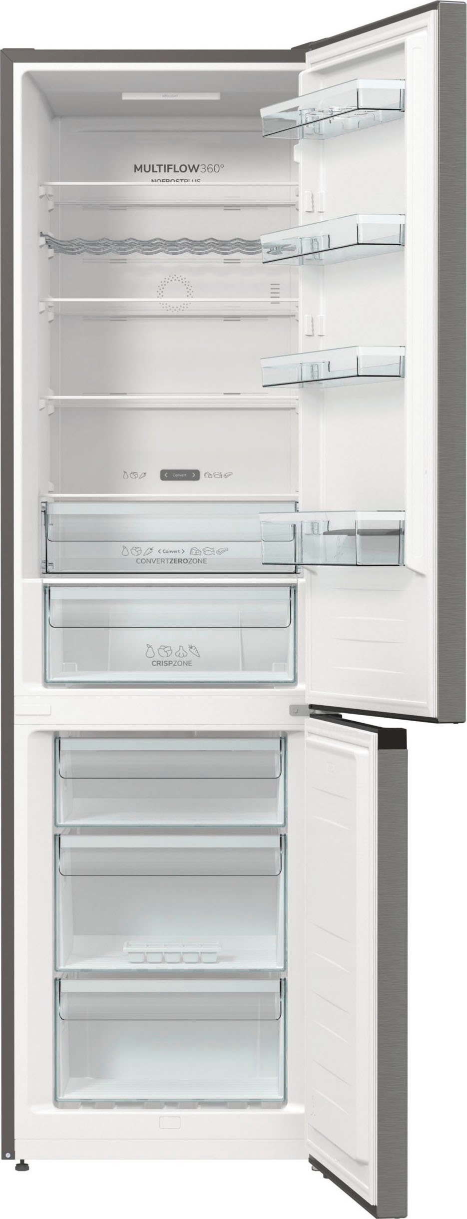 GORENJE Kühl-/Gefrierkombination NK89C0DXL, 200 cm hoch, 60 cm breit