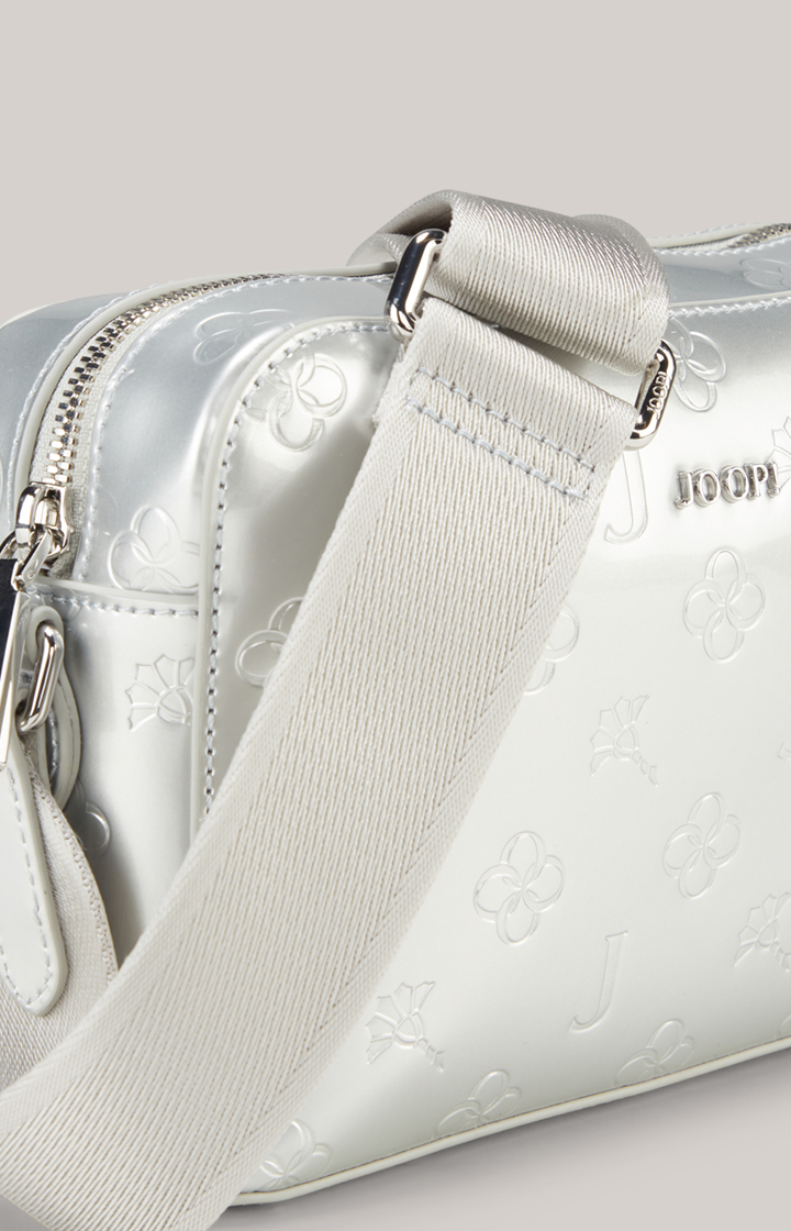 Schultertasche Decoro Lucente Cloe in Silber