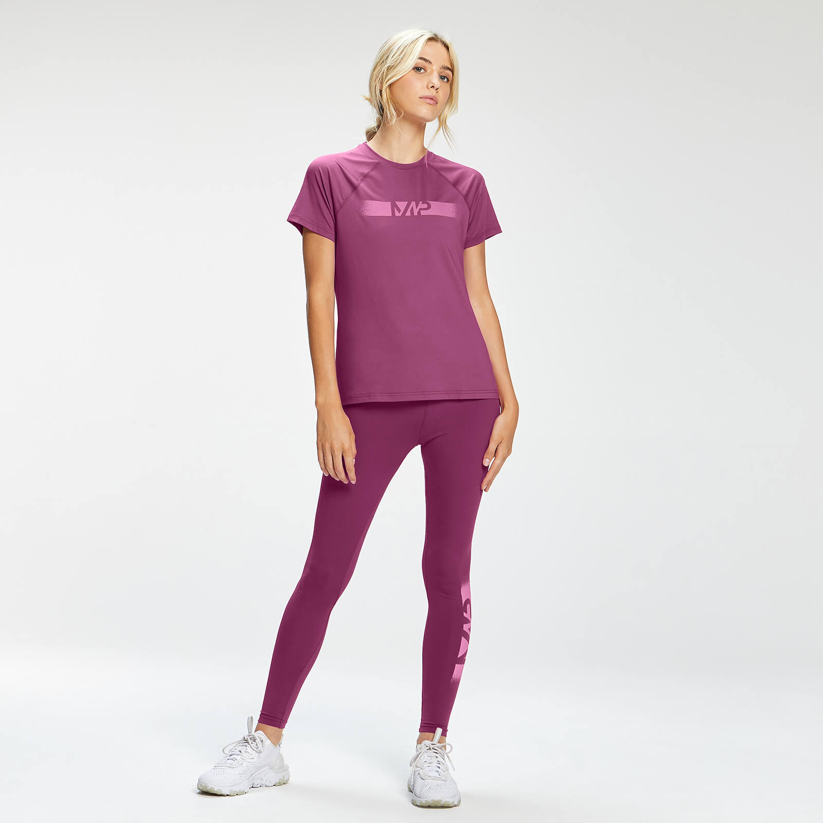 T-shirt MP Graffiti Graphic Training pour femmes – Rose foncé