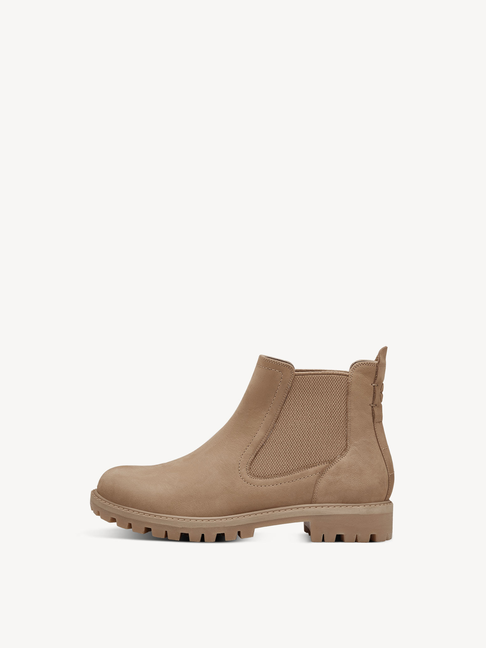 Bottine Chelsea en cuir - marron
