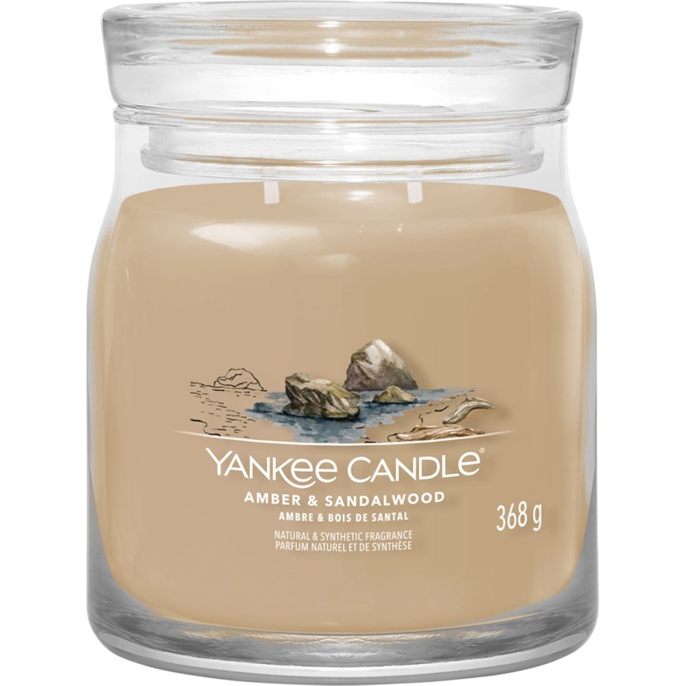 Yankee Candle Bougies parfumées Amber & Sandalwood Bougie