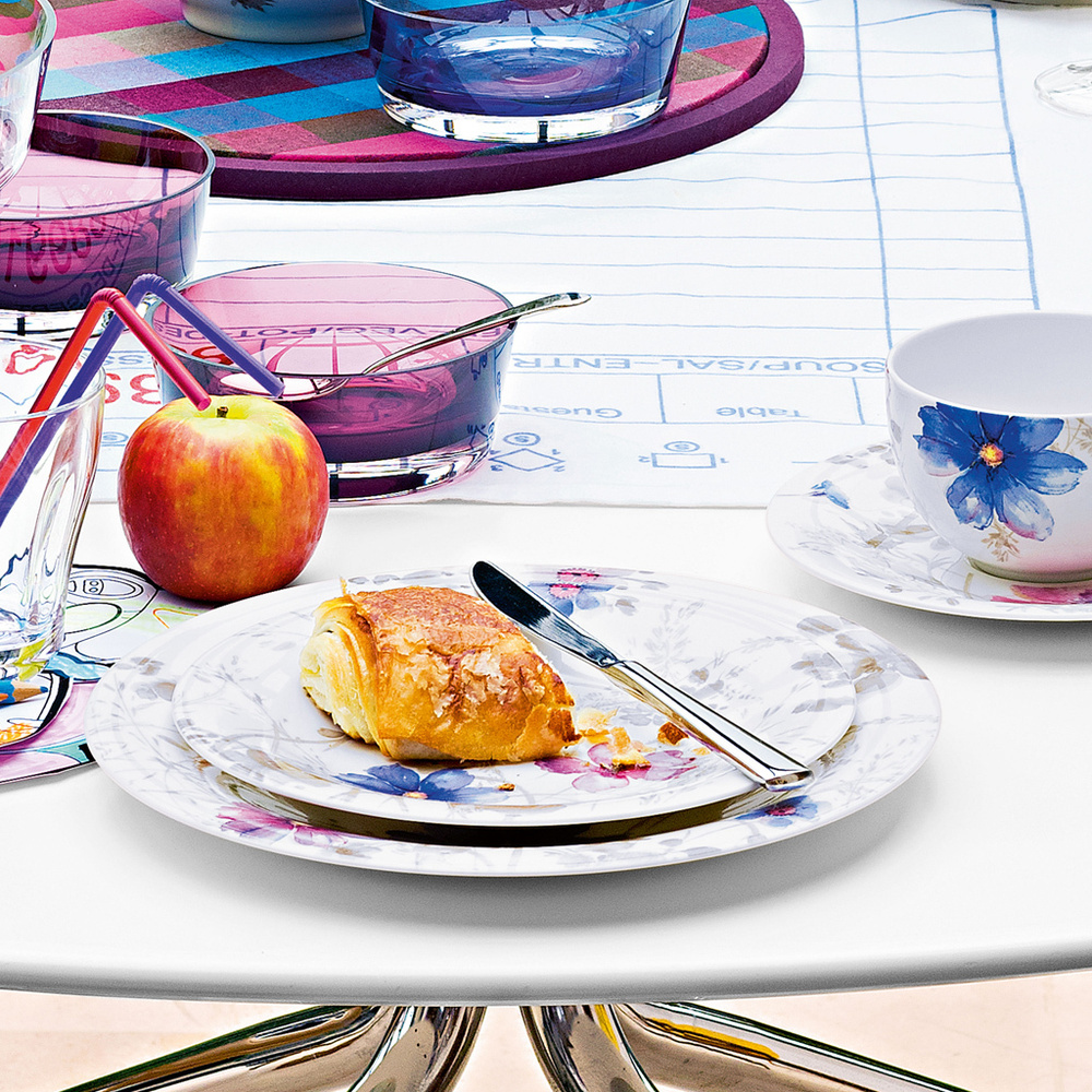 Villeroy & Boch Assiette gourmet ronde Mariefleur Gris Basic Assiette