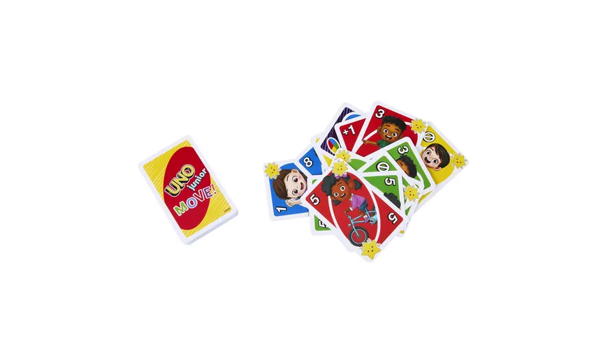 Mattel Games UNO Junior Move interaktives Kartenspiel, Kinderspiel