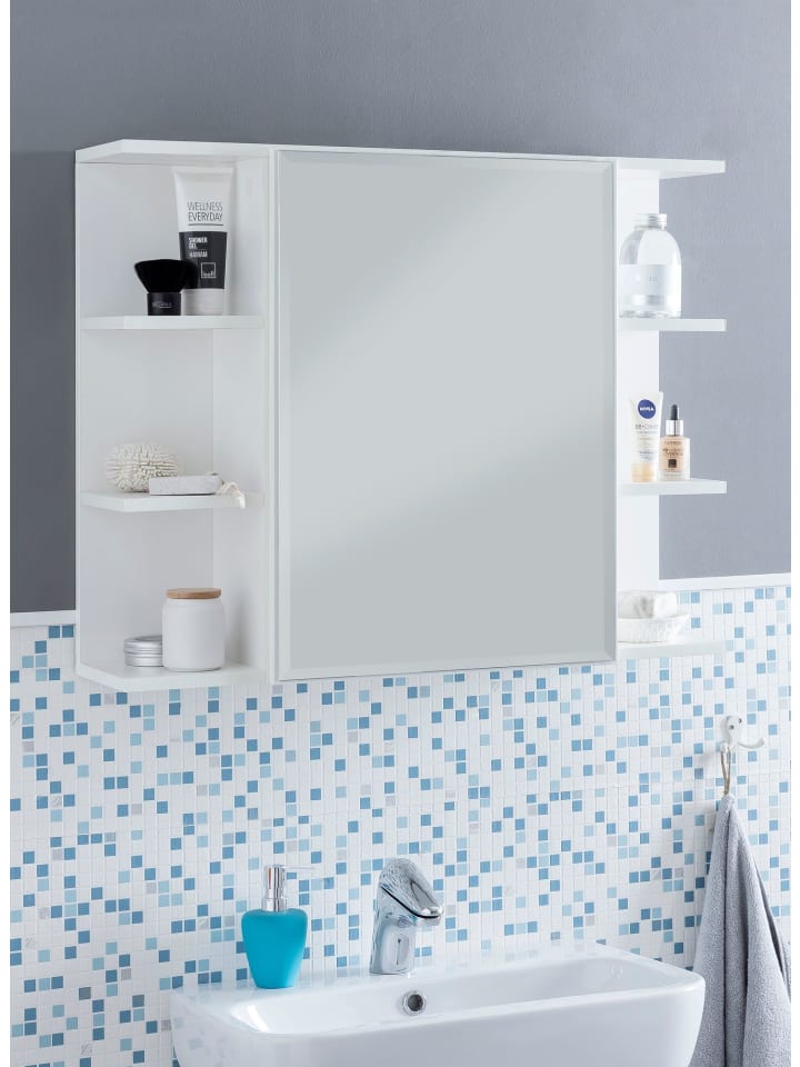 KADIMA DESIGN Hängeschrank | Weiß, 80x64.5x20cm, Spiegel günstig kaufen onesize