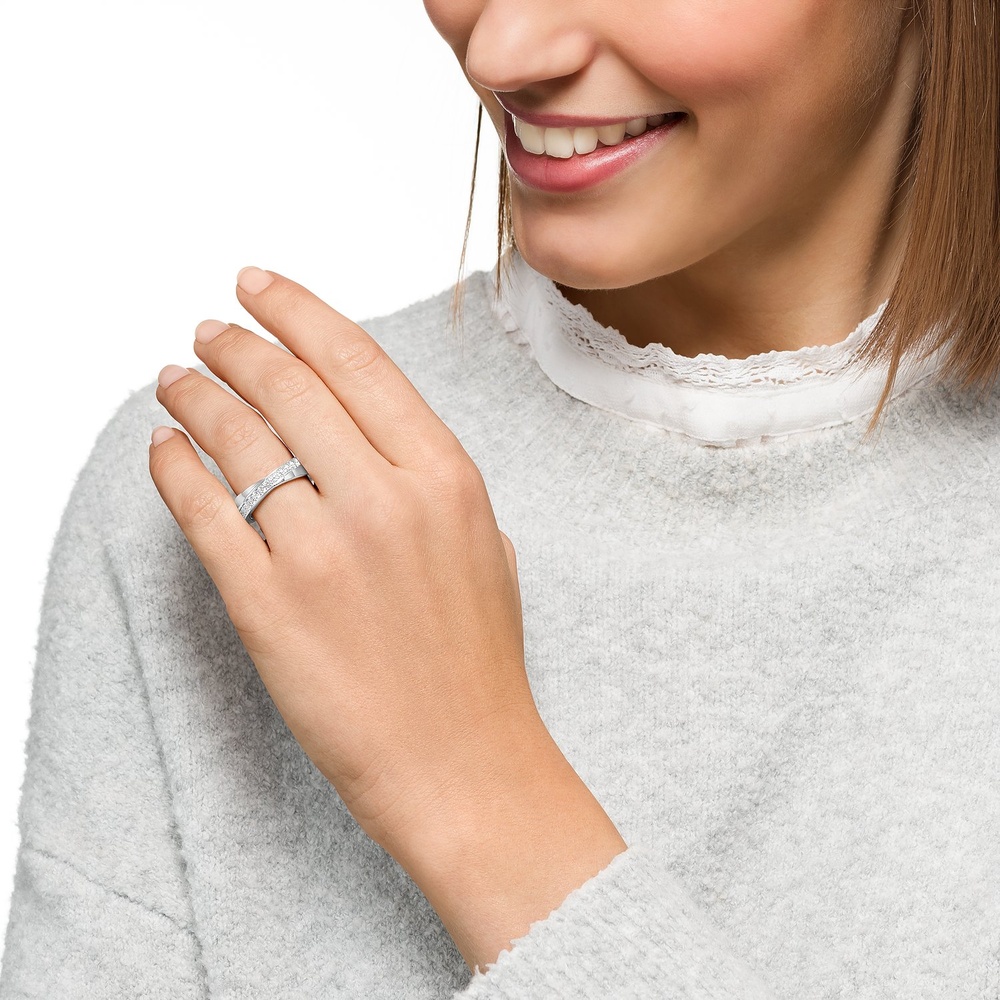 Jette Bague pour femme 925 Argent argent Bague