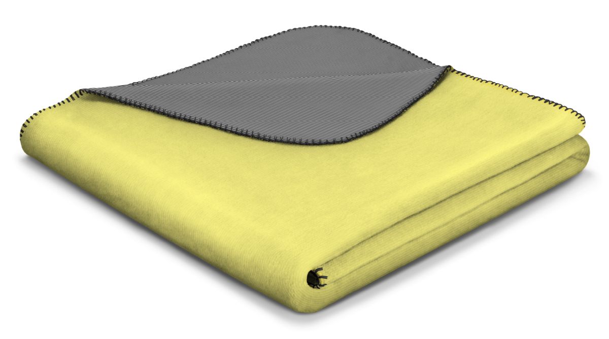 Heimdecke Doubleface Lemon-Schiefer 150 x 200 cm