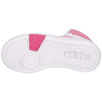 adidas Hoops 3.0 Mid K Sneaker in weiß