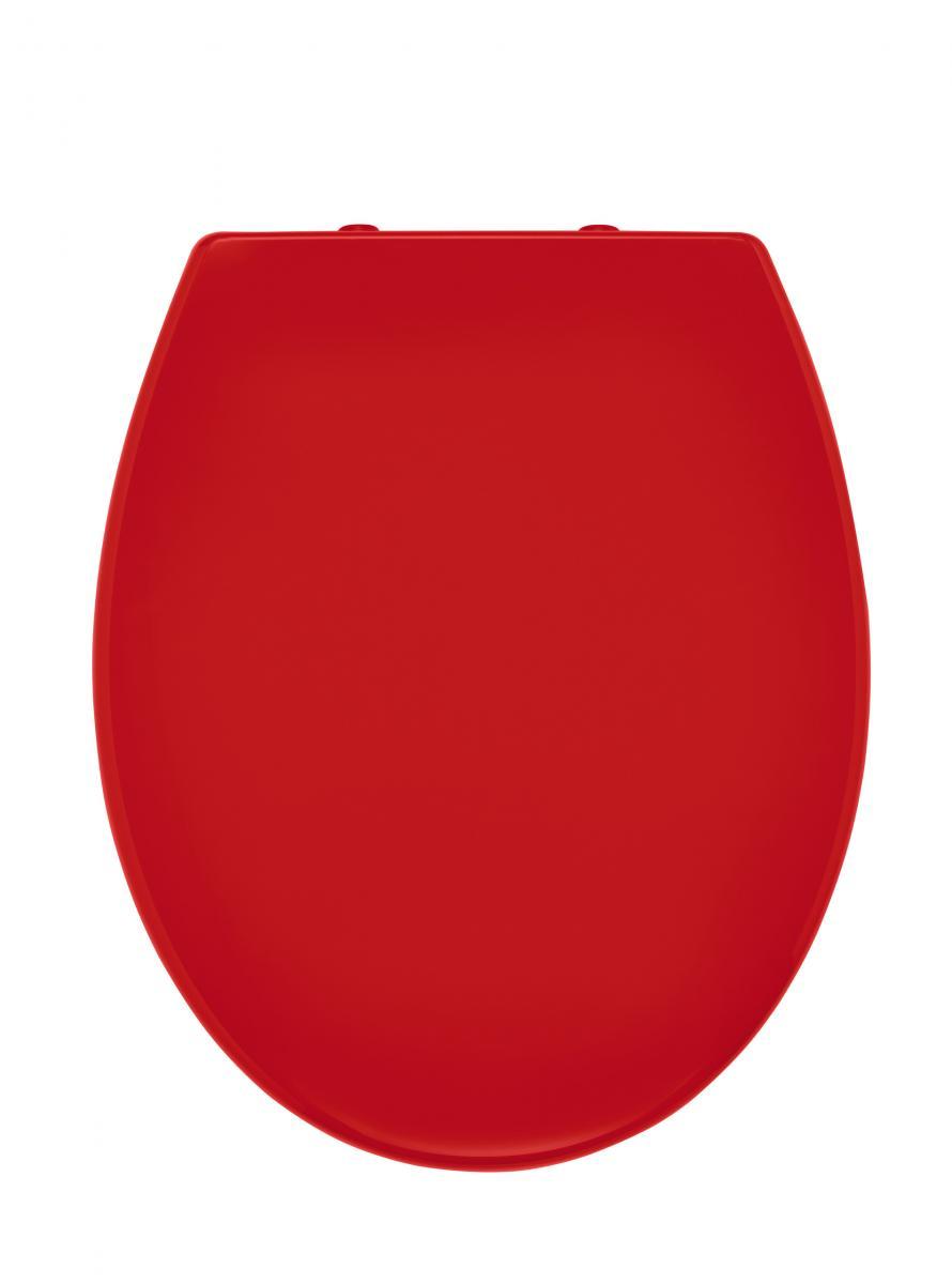 Ridder WC-Sitz Miami, rot, mit Soft-Close, Polypropylen