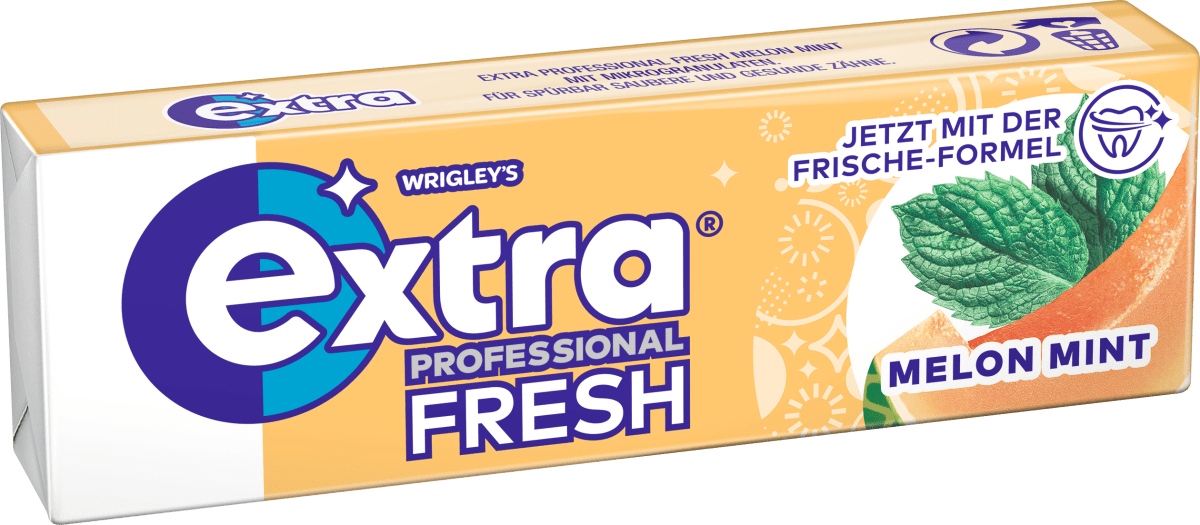 Kaugummi Extra Professional Fresh, Melon Mint, zuckerfrei, 10 St