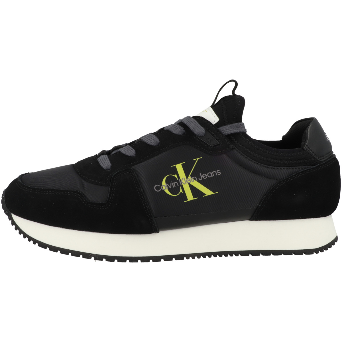 Calvin Klein Jeans Runner Sock Laceup Sneaker low schwarz