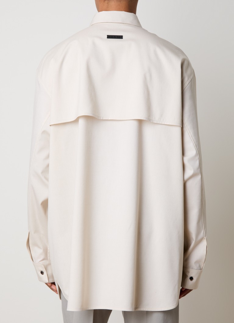 Košile Fear of God s odvětrávaným oversized střihem z vlněné směsi