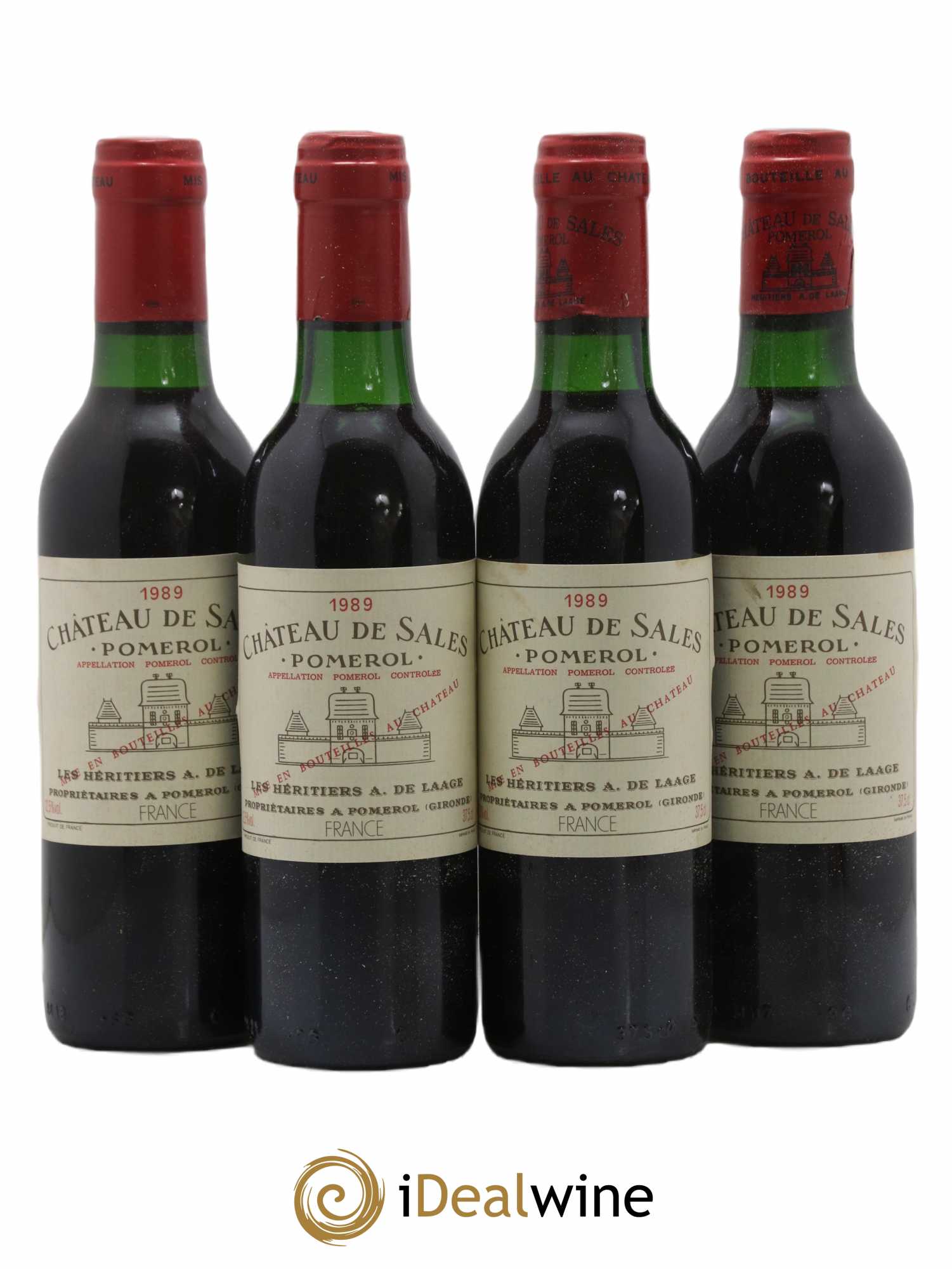 Château de Sales  1989 - Lot de 24 Demi-bouteilles