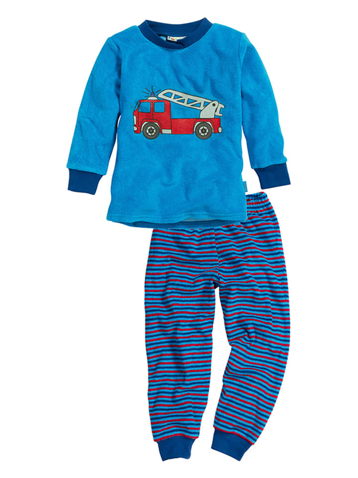 Playshoes Pyjama in Blau günstig kaufen
