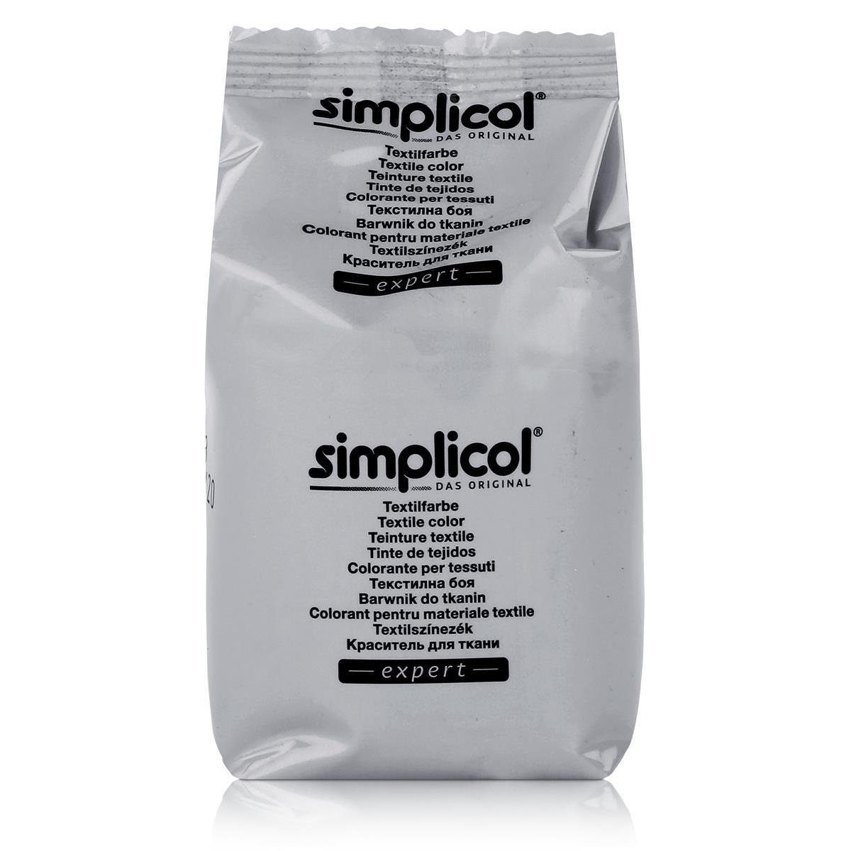 simplicol Textilfarbe Simplicol Textilfarbe expert Mitternacht-Schwarz 150g-Farbe zum Färben