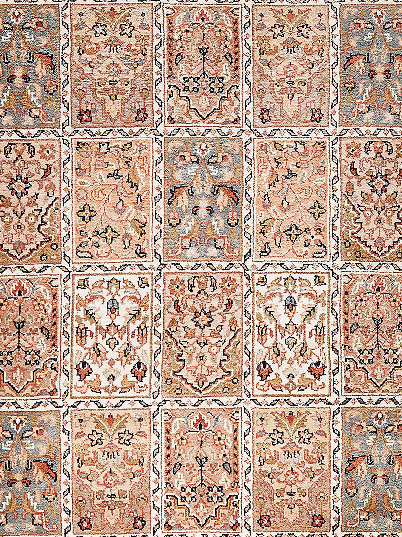 Jahidpur Bachtiar Orient-Teppich, Natur/Beige