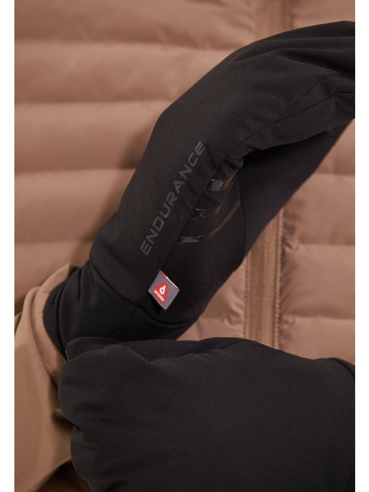 Endurance Handschuhe Corbia in 1001 Black günstig kaufen