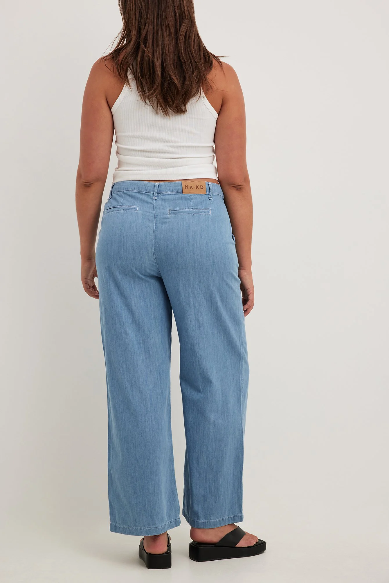 Loose Mid Waist Soft Jeans