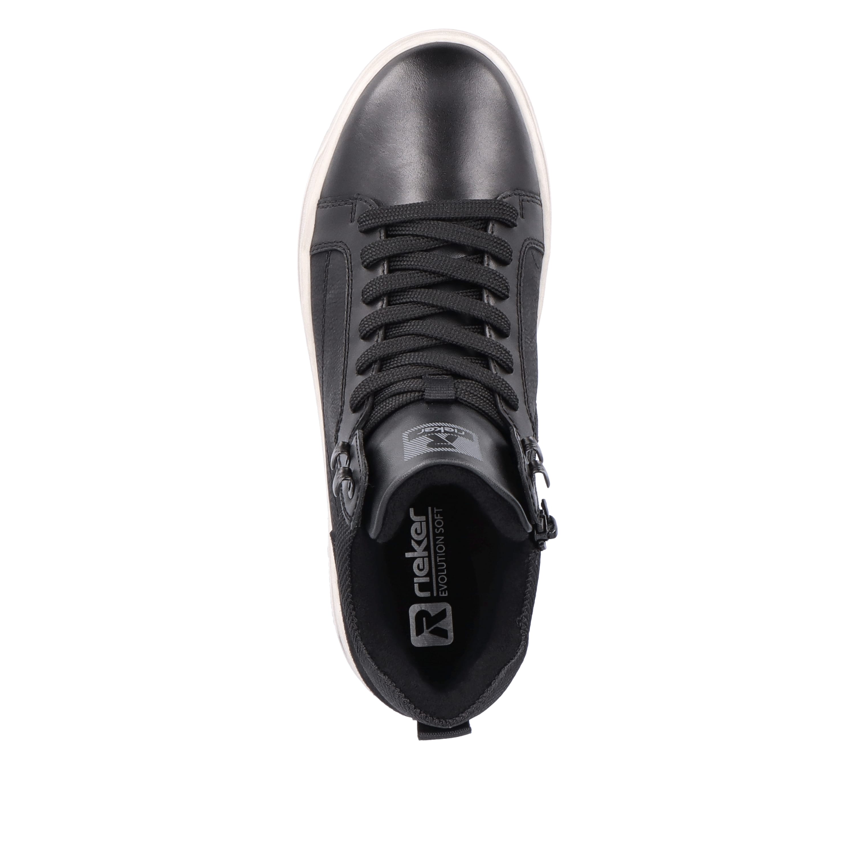 Rieker Herren Sneaker High steel black