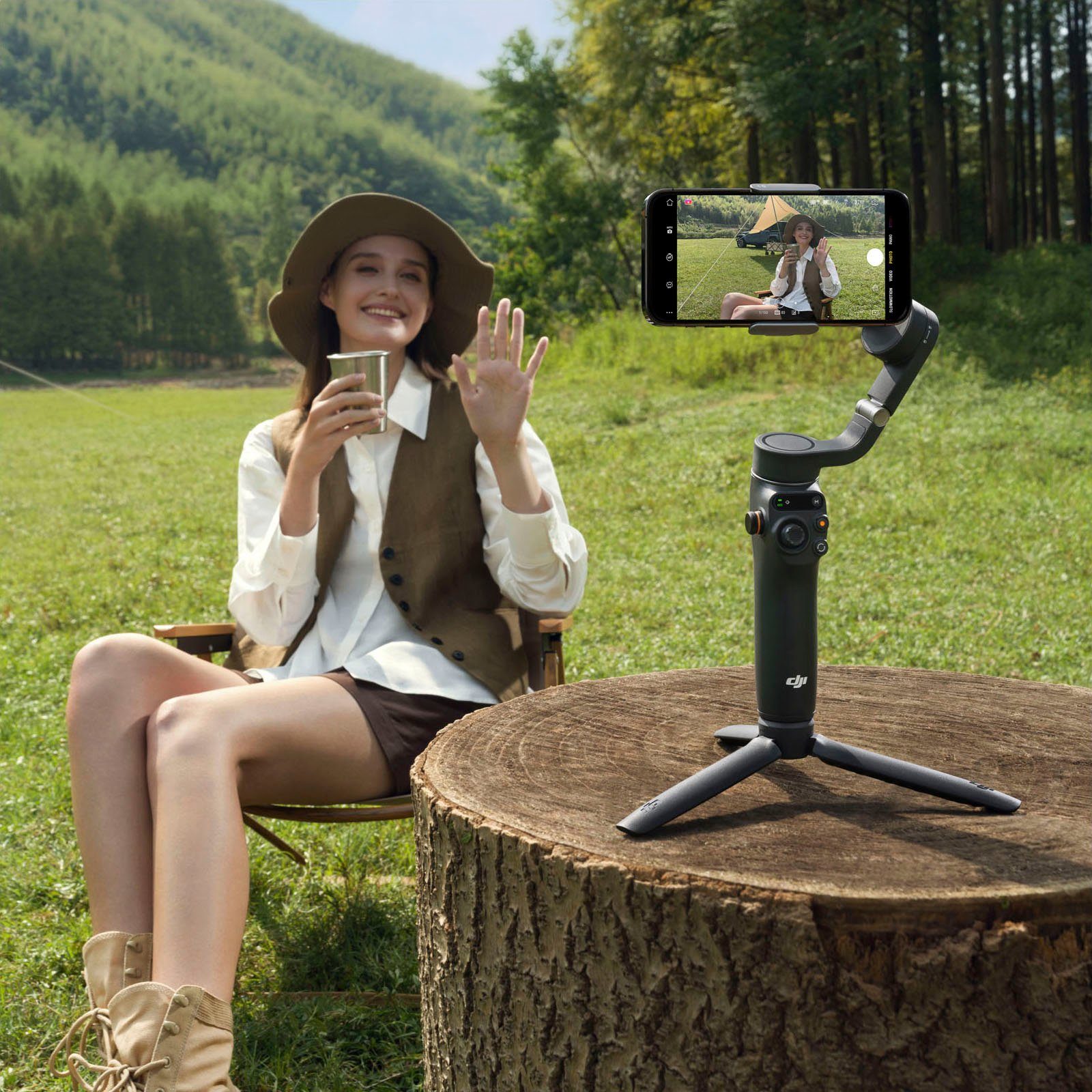 DJI Osmo Mobile 6 Slate Gray Kamera-Gimbal