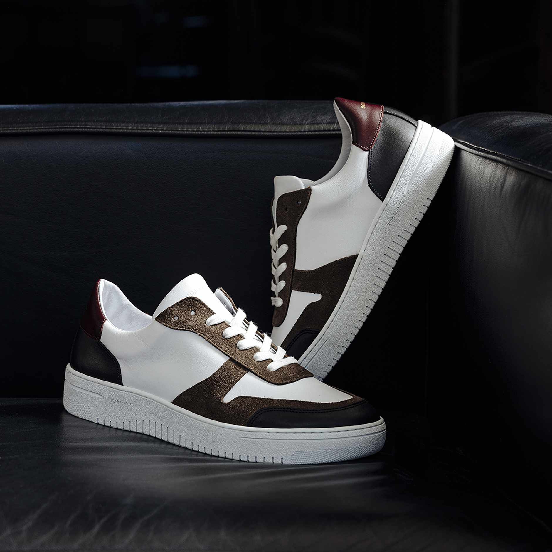 Schmoove  EVOC SNEAKER - Blanc Kaki