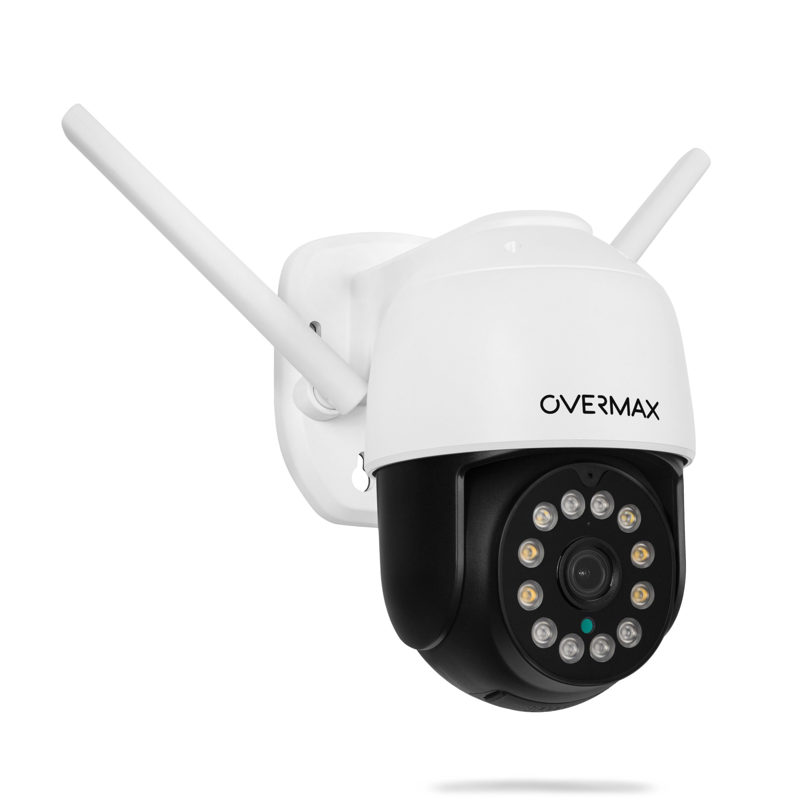 Overmax CAMSPOT 4.95 Überwachungskamera (Aussenbereich, Innenbereich, Set, Smart Wi-Fi PTZ-Kamera, Netzkabel mit Adapter, Montagesatz, 2560 x 1440 QHD/2.5K Video, Beste Multifunktionskamera)