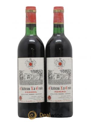 Château la Croix  1978 - Lot de 2 Bouteilles