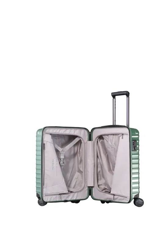 Titan LITRON 4-Rollen-Kabinentrolley S - Traubengrün