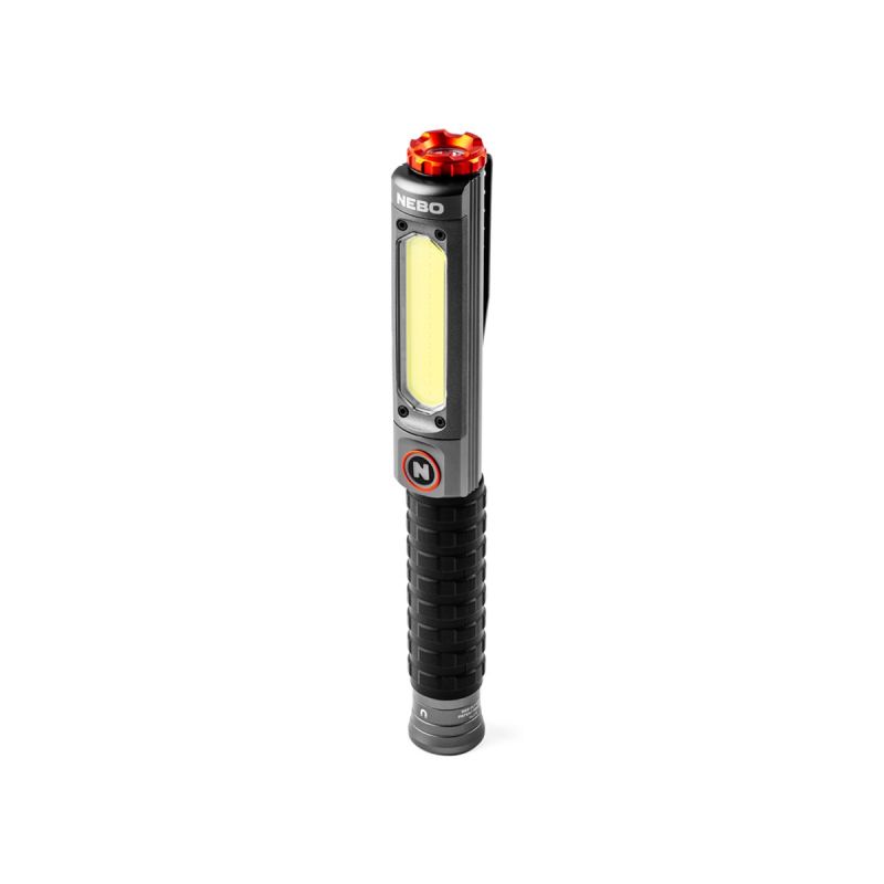NEBO BIG Larry PRO+ Wiederaufladbare 600 Lumen COB-LED + 220 Lumen LED NEB-FLT-103
